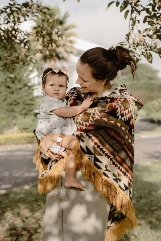 Poncho Triangle Yellow