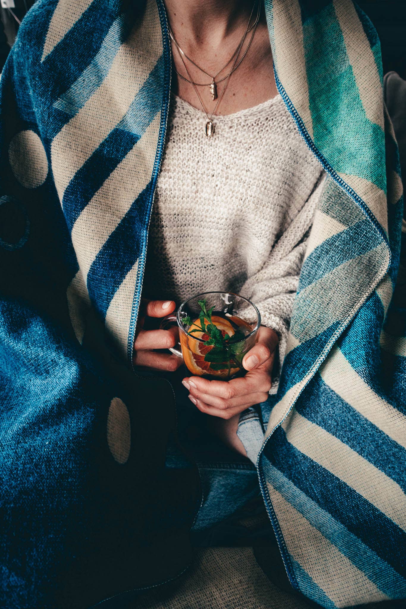 Mini Blanket - Imbabura Blue - 110x185cm