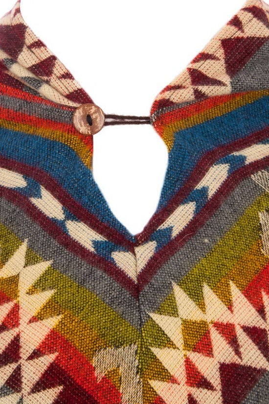 Poncho Triangle Blue