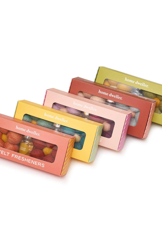 Multi Color Flower Garden Felt Fresheners