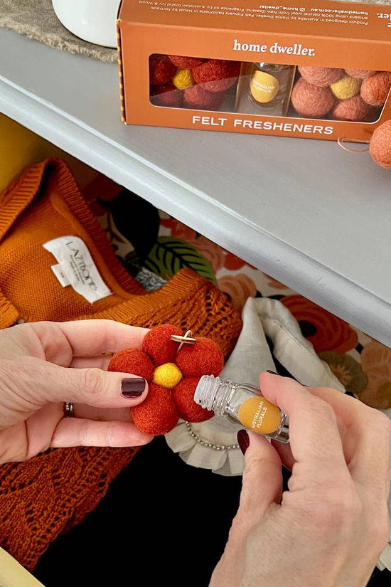 Colorful Flower Garden Felt Fresheners