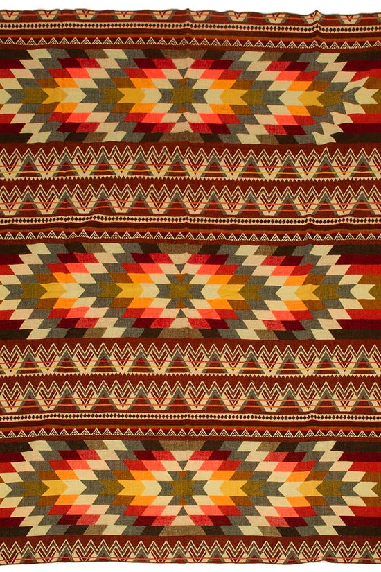 Orange Alpaca Native Antisana Blanket