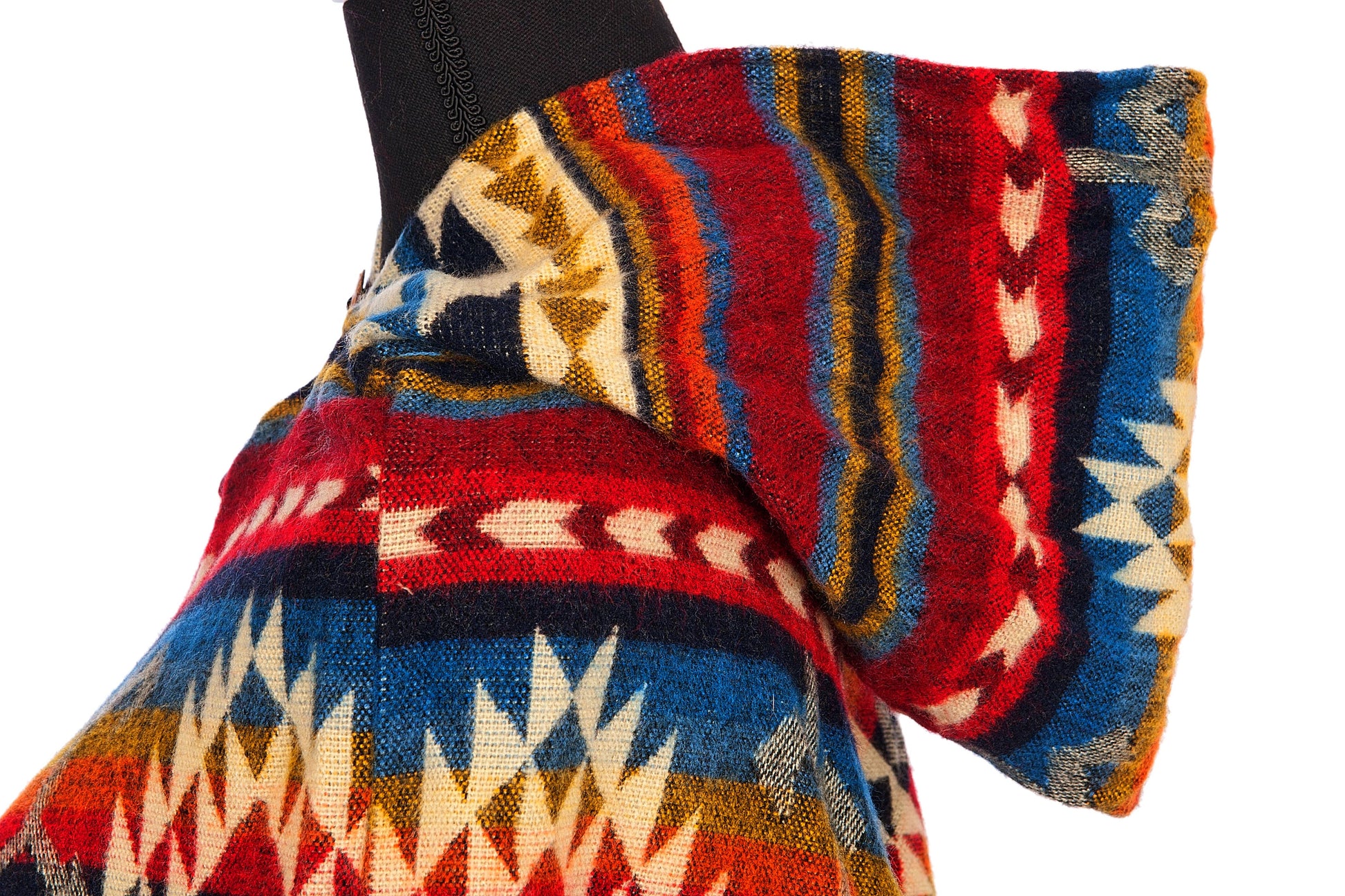 Poncho Triangle Red