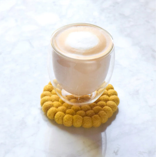 Mustard Coasters Set