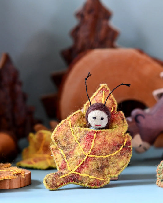 Felt Birch Leaf Baby