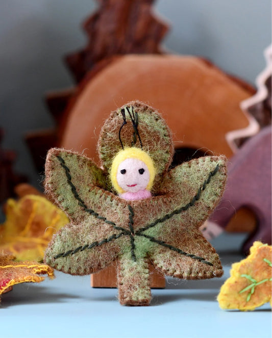Chestnut Baby Leaf Felt