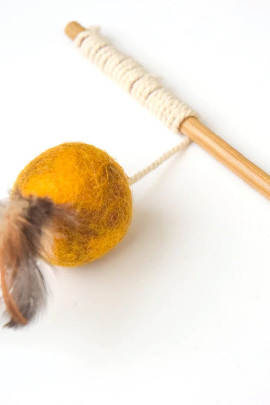 Shop Cat Teaser  Mustard