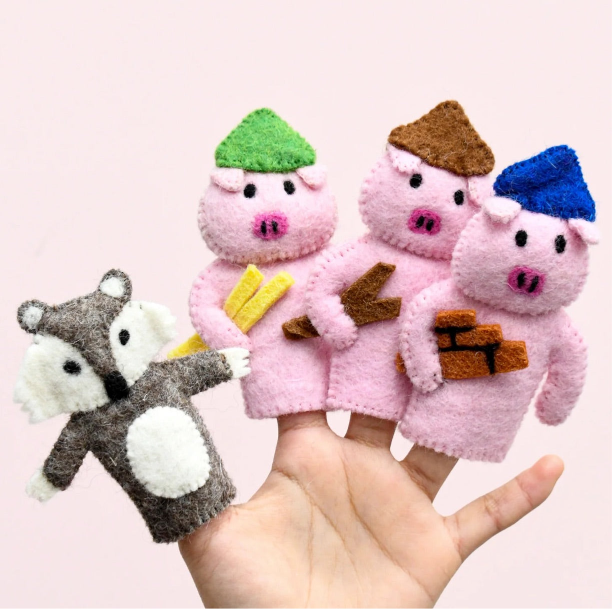 Finger Puppets - Three Little Pigs