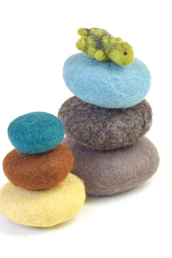 Felt Stacking Stones Beach Set