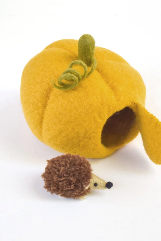 Felt Pumpkin House