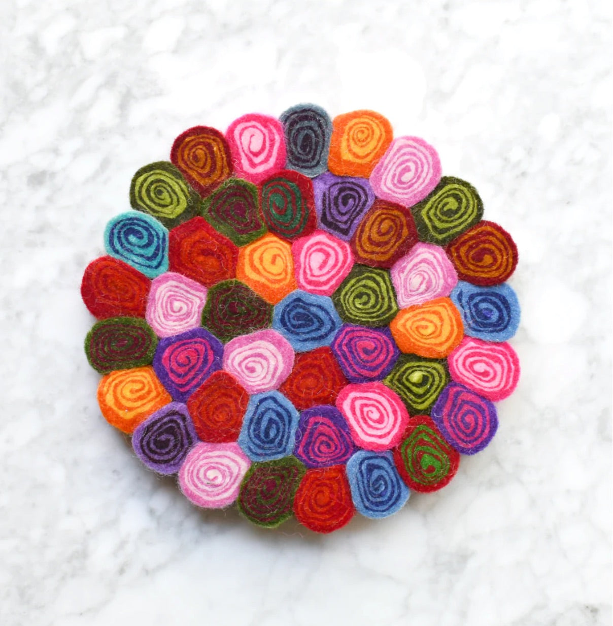 Spiral Trivet - Colourful