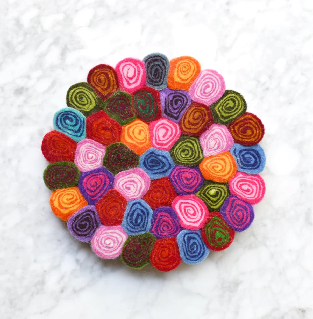 Spiral Trivet - Colourful – Kismet Toys