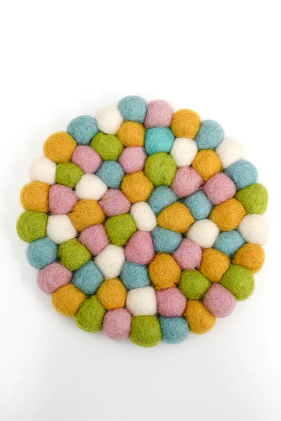 Organic felt Jellybean Coaster