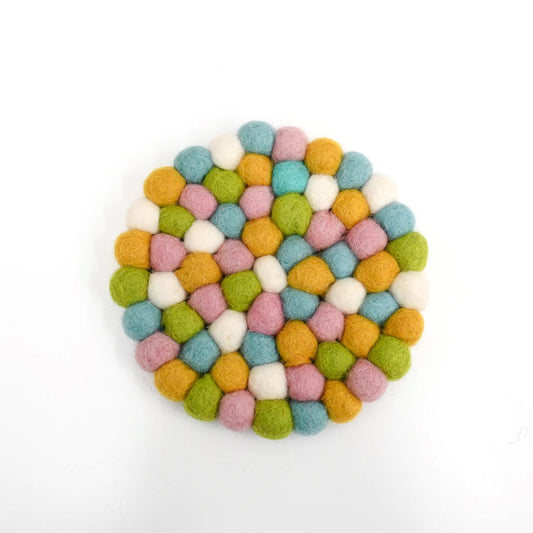 Organic felt Jellybean Coaster