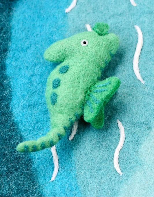 Handmade Felt Seahorse