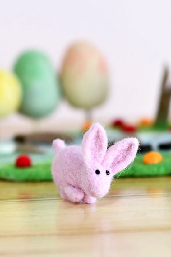 Pink Felt Rabbit