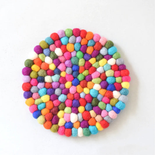Felt Colourful Small Trivet