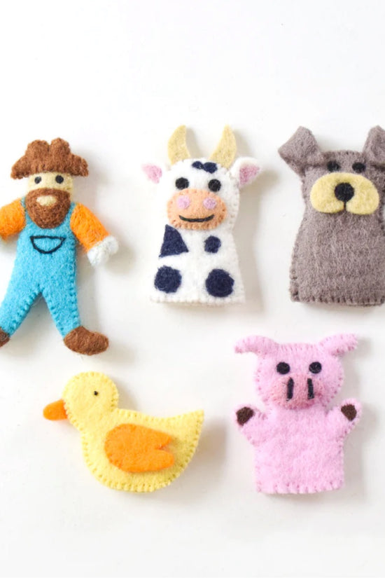 Old MacDonald Finger Puppets Set A