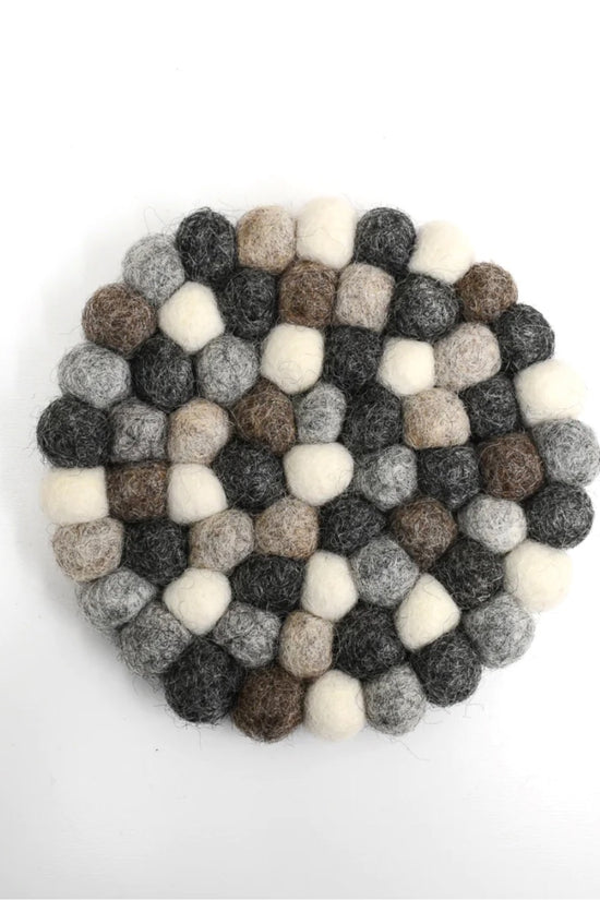Wool Grey Stone Coasters