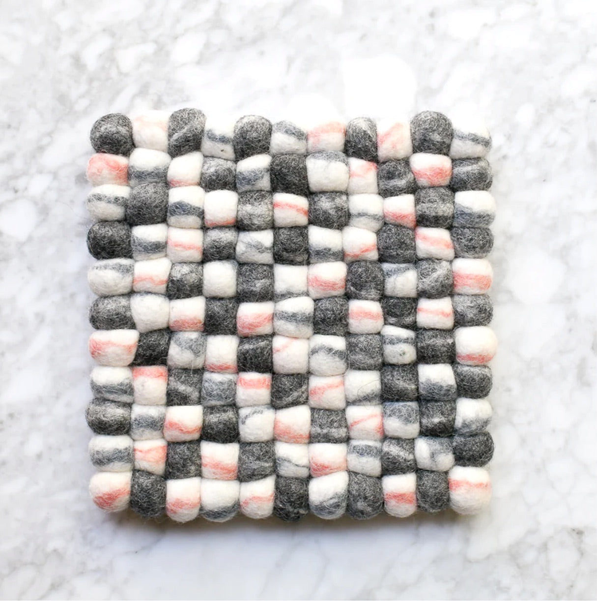 Square Trivet - Marble
