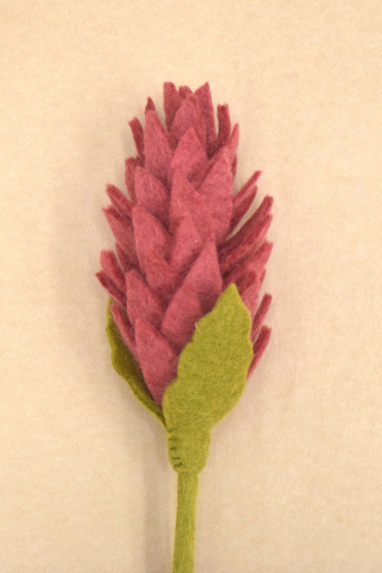 Felt Alpinia Flower