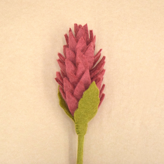 Felt Alpinia Flower