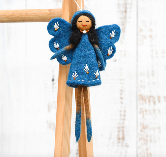 Organic wool Fairy Sapphire
