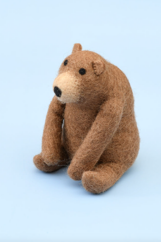 Cute Felt Bear Toy