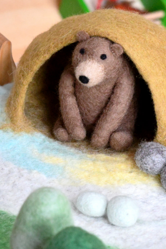 Soft Felt Animal Bear