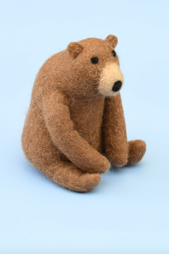 Eco-Friendly Felt Bear