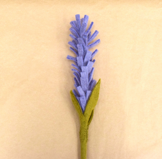 Blue Lavender Felt Flower