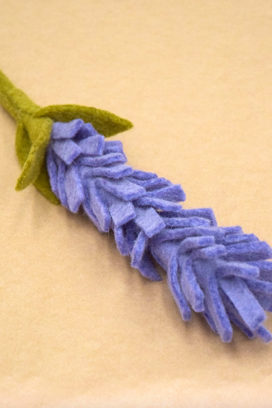 Buy Blue Lavender Felt Flower