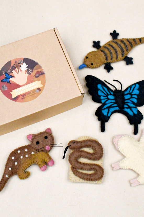 Cute Aussie Animal Finger Puppets