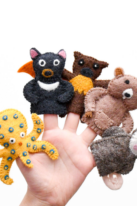 Cute Australiana Finger Puppets
