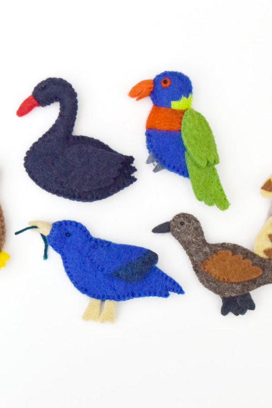 Cute Finger Puppets Birds of Australia