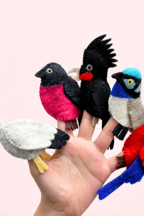 Cute Bird Puppet Set