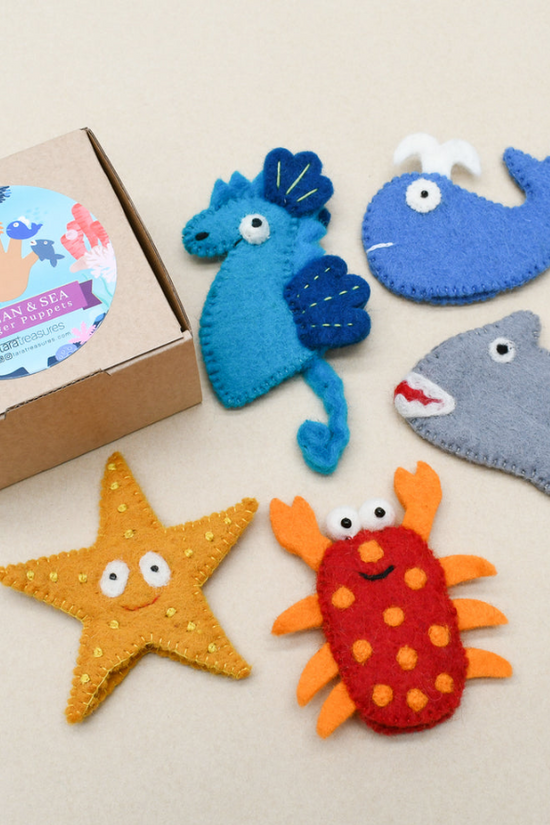 Finger Puppets - Ocean and Sea Creatures