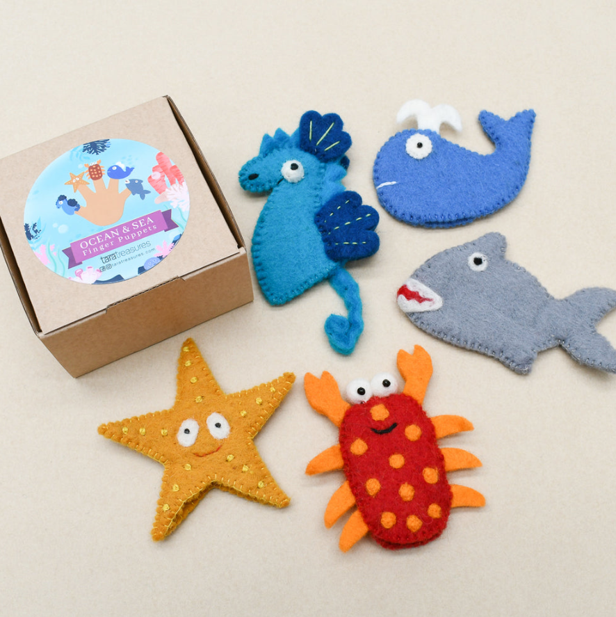 Finger Puppets - Ocean and Sea Creatures