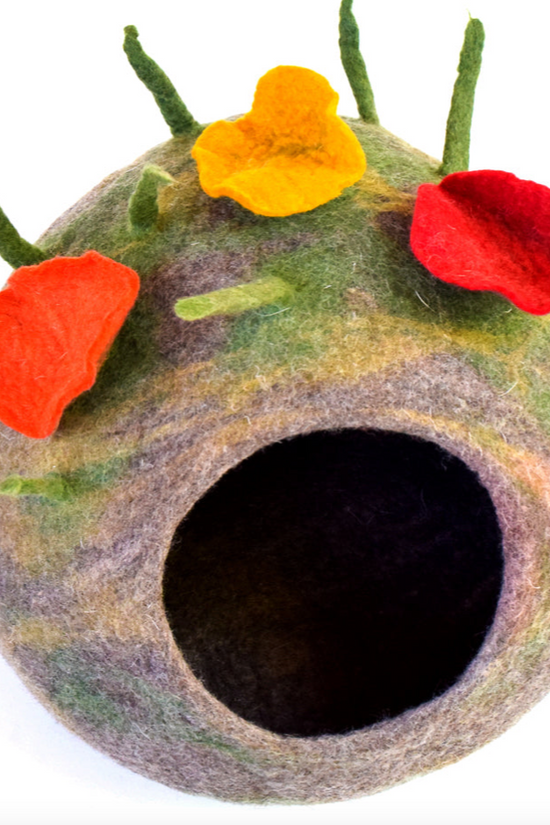 Organic Felt Green Forest Cave