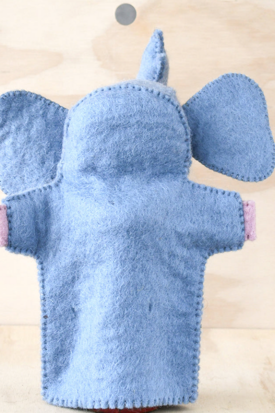 Buy Blue Elephant Hand Puppet