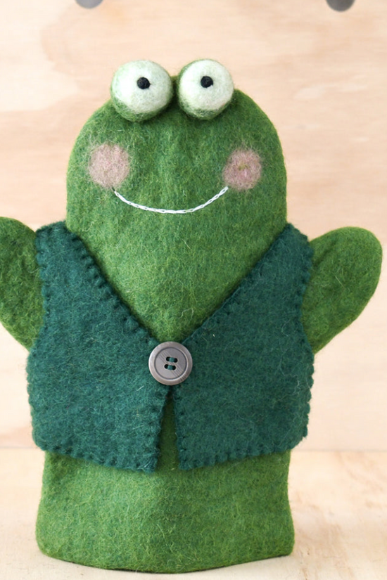 Hand Puppet Frog