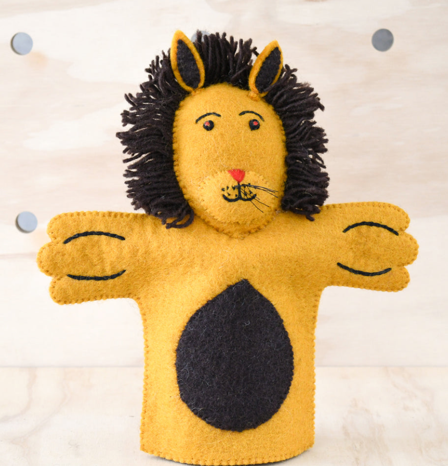 Hand Puppet Lion
