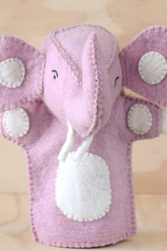 Buy Hand Puppet Pink Elephant
