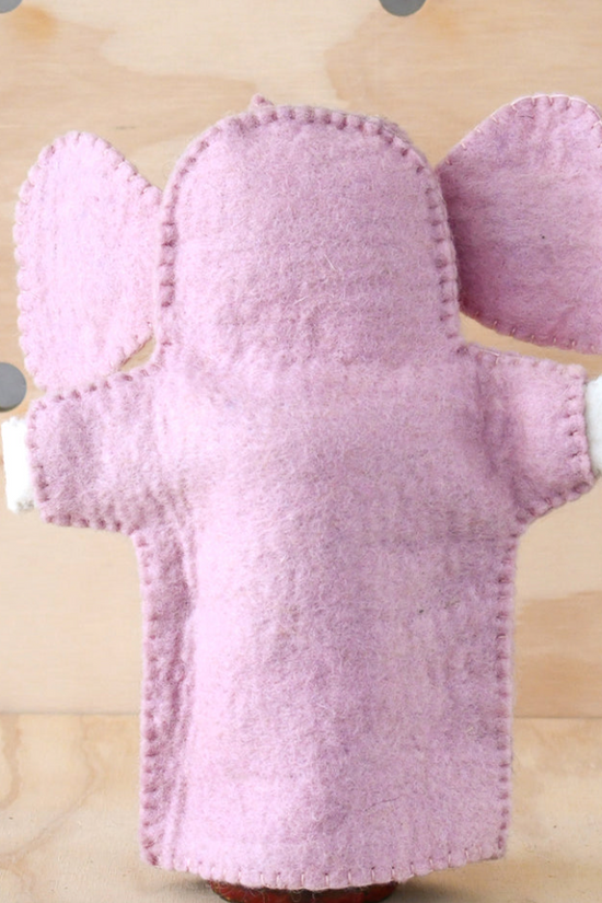 Hand Puppet Pink Elephant