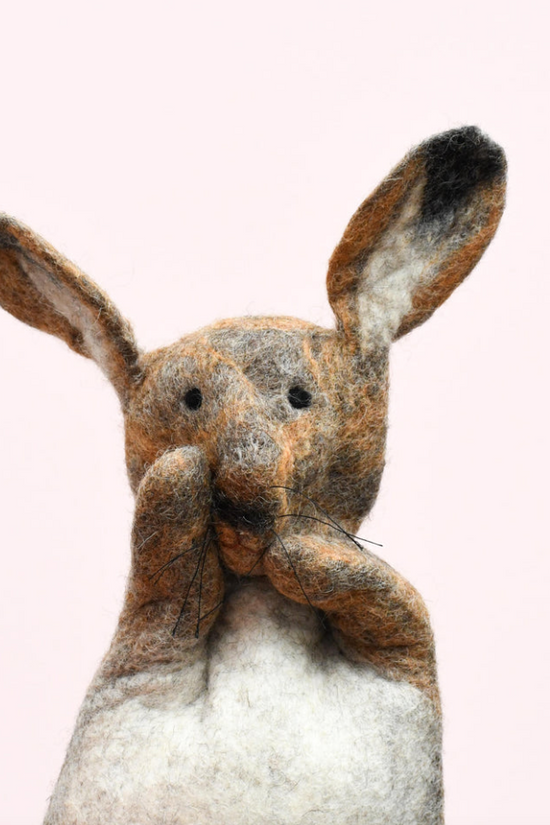 Felt Rabbit Puppet