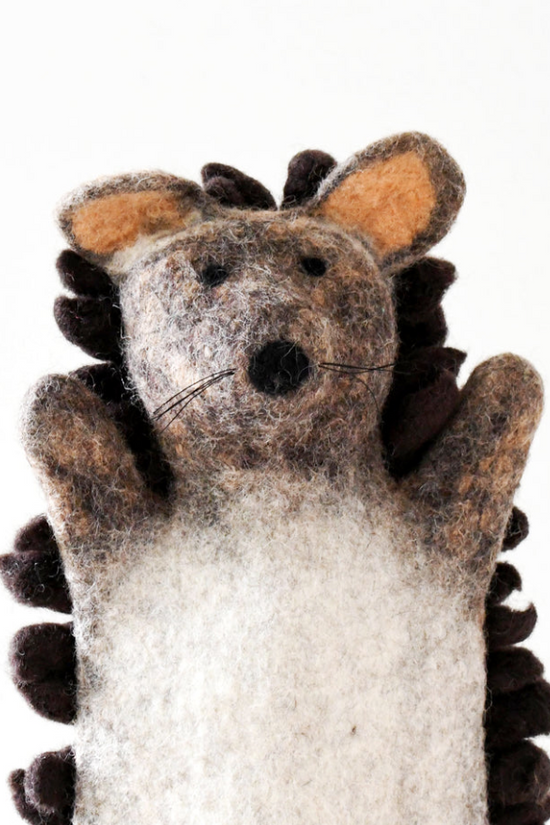 Felt Echidna Puppet