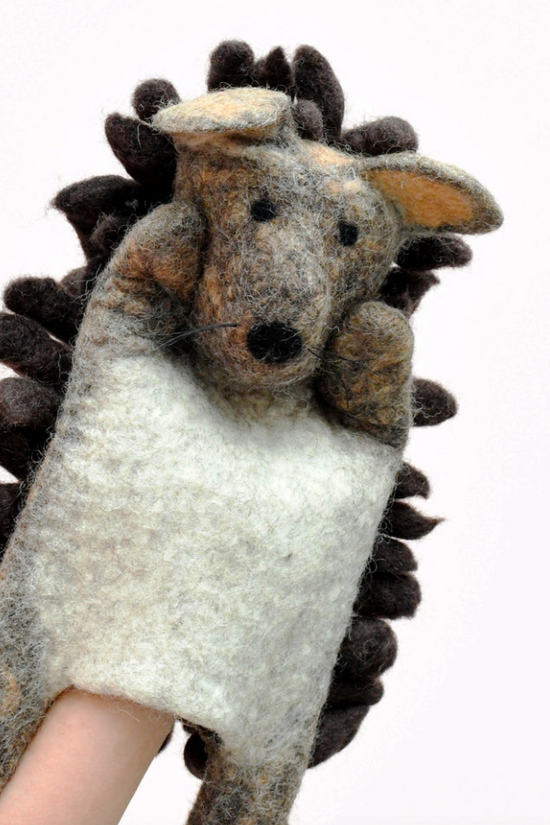 Wool Echidna Puppet
