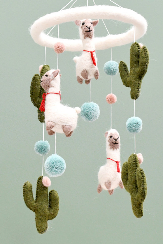 Cute Llama Hanging Mobile