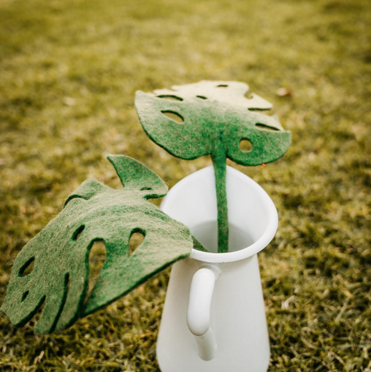 Wool Monstera Leaf