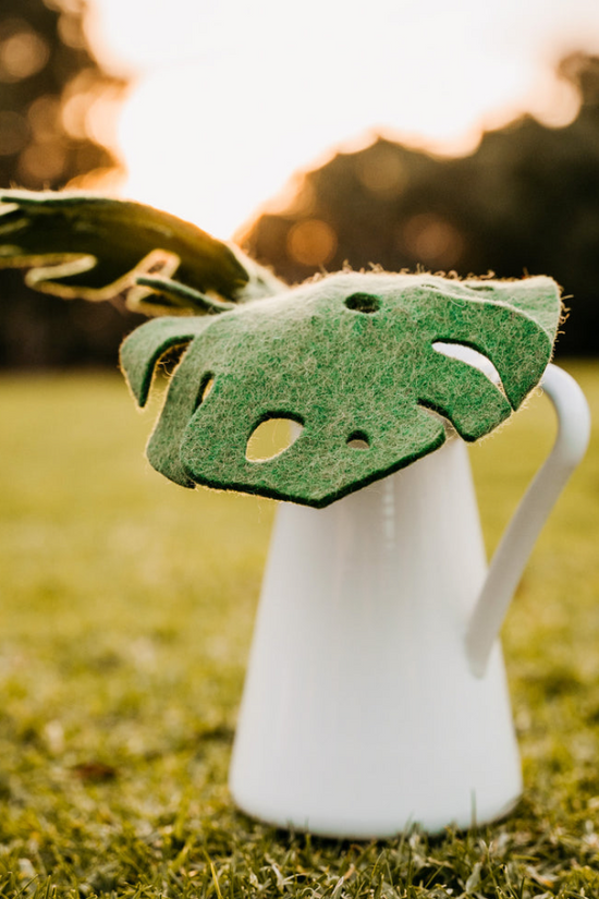 Handmade Alpinia Felt Flower